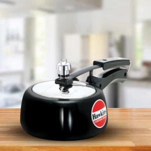 Hawkins Contura Black Hard Anodised Pressure Cooker