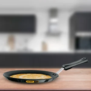 Futura Nonstick Flat Tawa with Plastic Handle